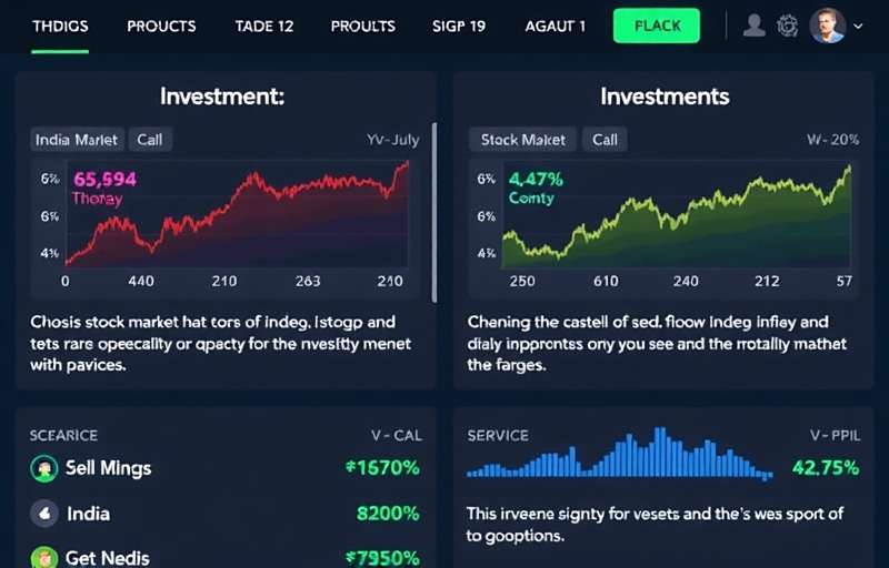 Investor Insight gameplay showing various Indian stock market scenarios and investment options