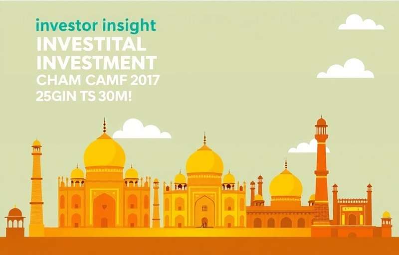 Investor Insight national investment championship poster featuring Indian financial landmarks